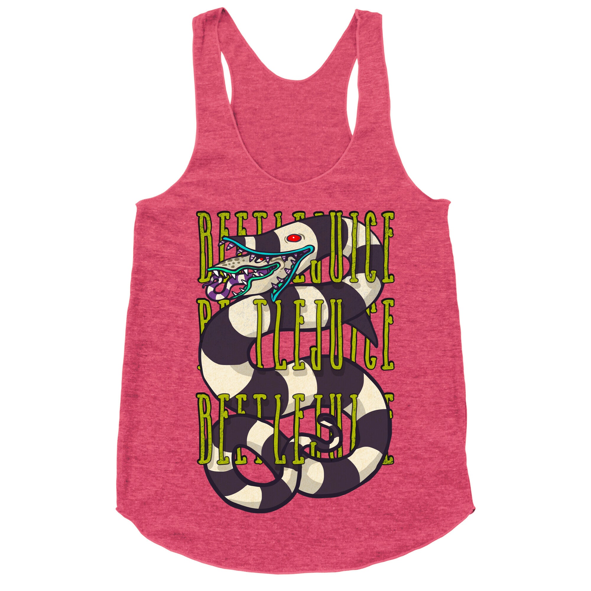 Beetlejuice Beetlejuice Beetlejuice Racerback Tank